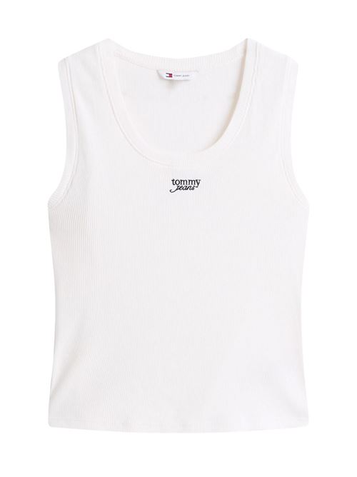 Canotta bianca in cotone Tommy Jeans | DW0DW21369YBH